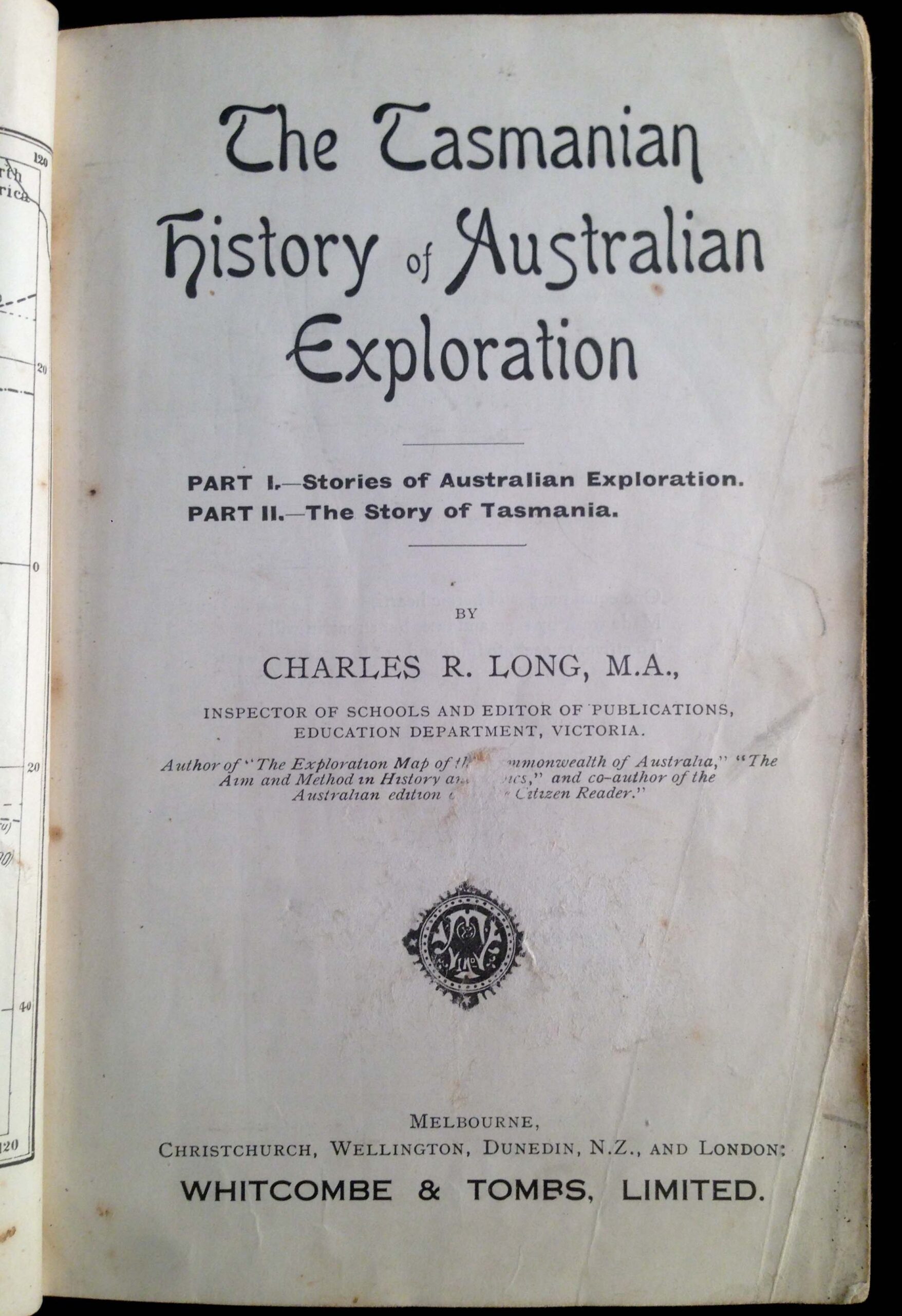 The Tasmanian History of Australian Exploration - The Nook Yamba Second Hand Books