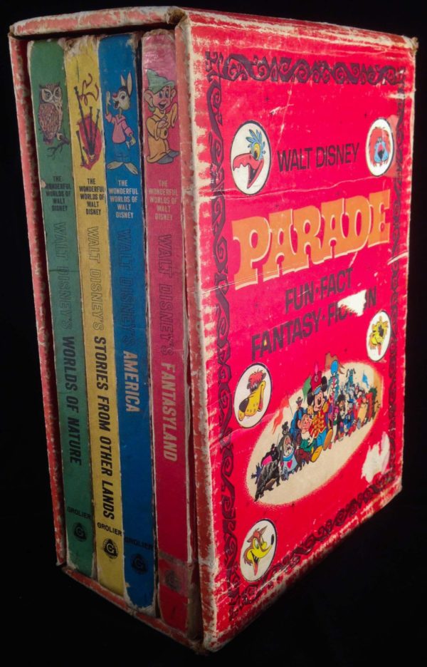 The Wonderful World’s of Walt Disney 4 Book Box Set - The Nook Yamba Second Hand Books-5